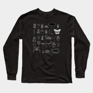 An arrangement of atoms arranged in patterns - Inverted. Long Sleeve T-Shirt